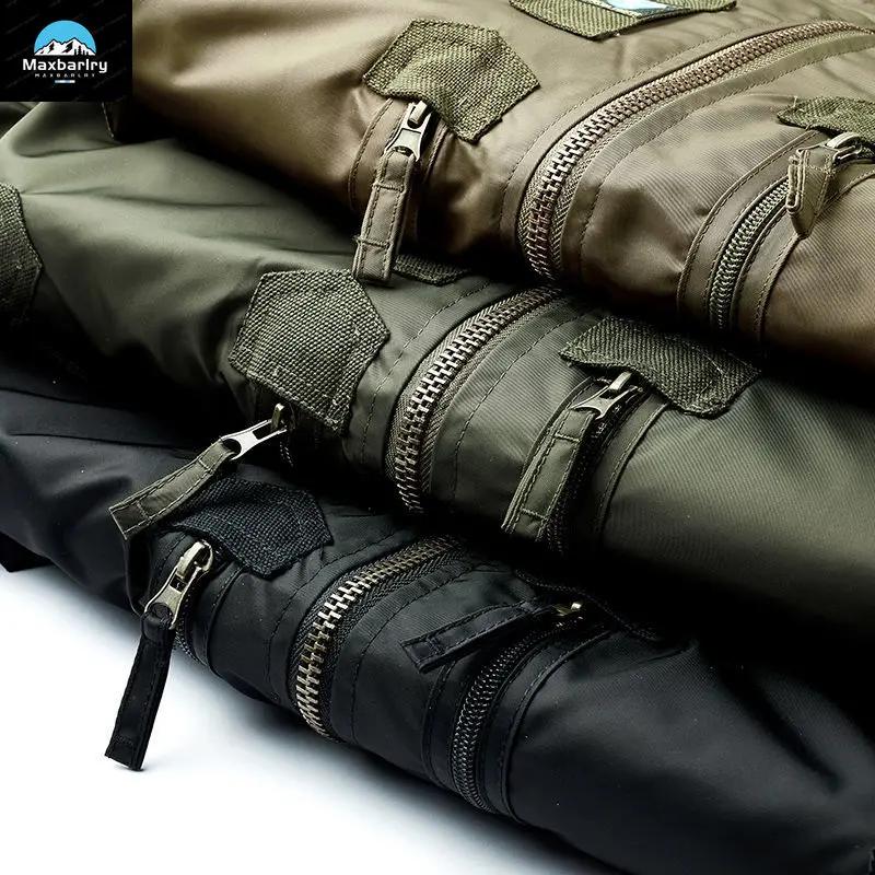 Blouson aviateur fonctionnel MA-1 pour homme, manteau de baseball respirant rétro, vêtements de marq