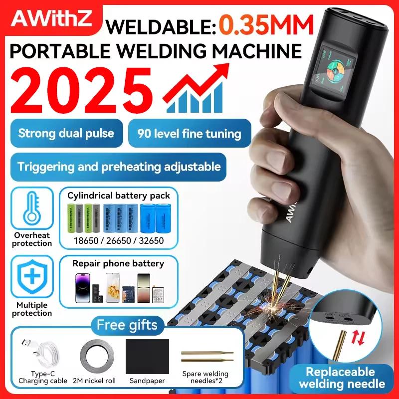 AWithZ soudeuse par points Portable bricolage Machine de soudage par points Portable 90 vitesses sou