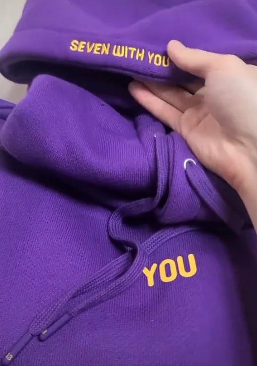 2025 sweat à capuche Original imprimé sept avec vous 13 vous ne marchez jamais seul fichier numériqu