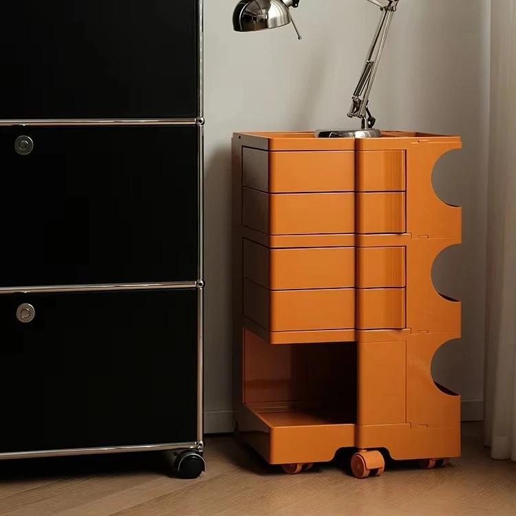 Armoire de rangement rotative de conception créative, armoire de rangement multifonctionnelle mobile