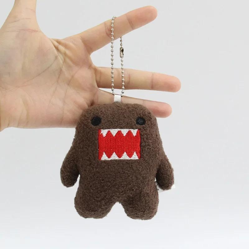 Kawaii mignon Domo Kun porte-clés en peluche Anime porte-clés charme pour sac clés cadeau Collection