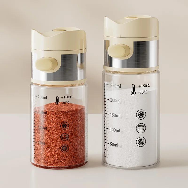 Distributeur de salière de dosage 0.5g, Type presse, bouteille d'assaisonnement pour sucre, épices, 