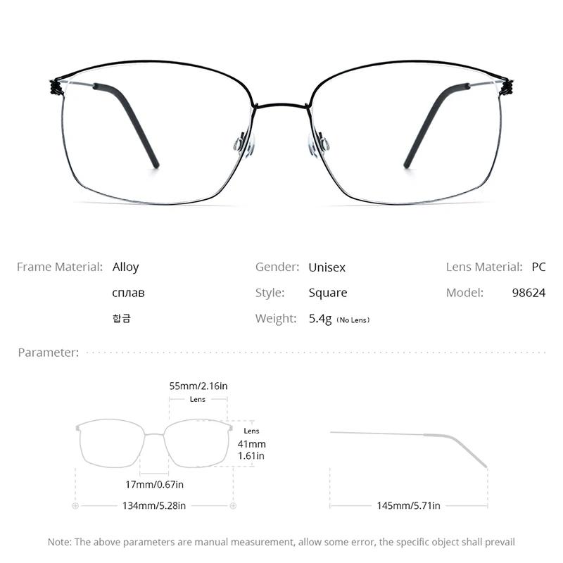 FONEX alliage de titane lunettes cadre hommes marque Design lunettes ultraléger danemark corée Morte