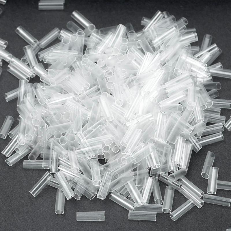 Tubes thermorétractables pour Extensions de cheveux, 500 pièces, sans adhésif, accessoires pour chev
