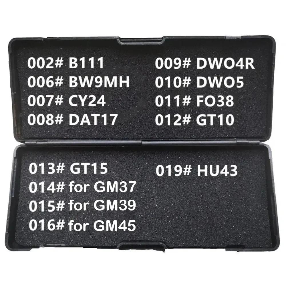1-19 LiShi 2 en 1 B111 BW9MH CY24 DAT17 DWO4R DWO5 FO38 GT10 GT15 pour GM37 GM39 GM45 HU43 outils de