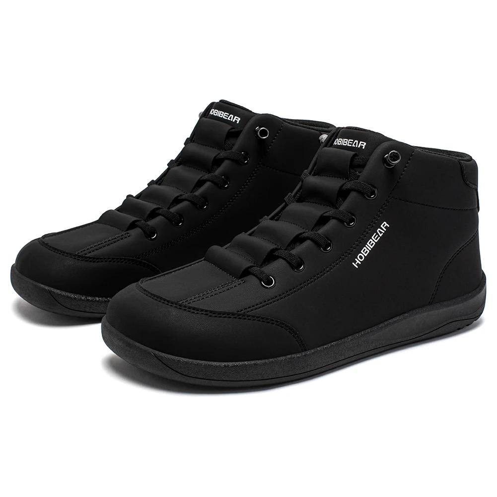 HOBIBEAR chaussures mi-hautes pieds nus hommes femmes bottines à bout large en plein air chaussures 