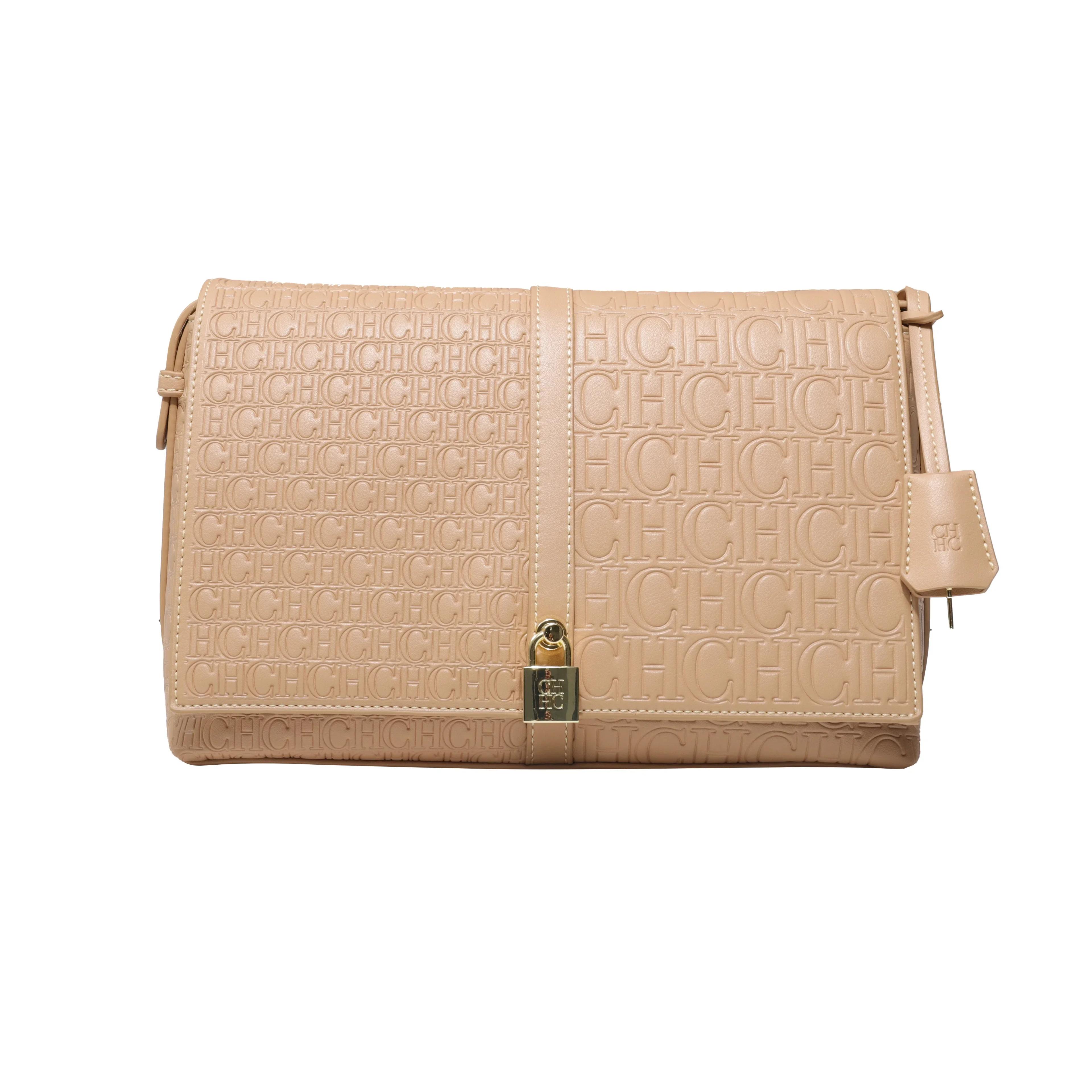 CH Simple mode Style femmes sac à bandoulière femmes sac à bandoulière fermeture éclair boucle parag