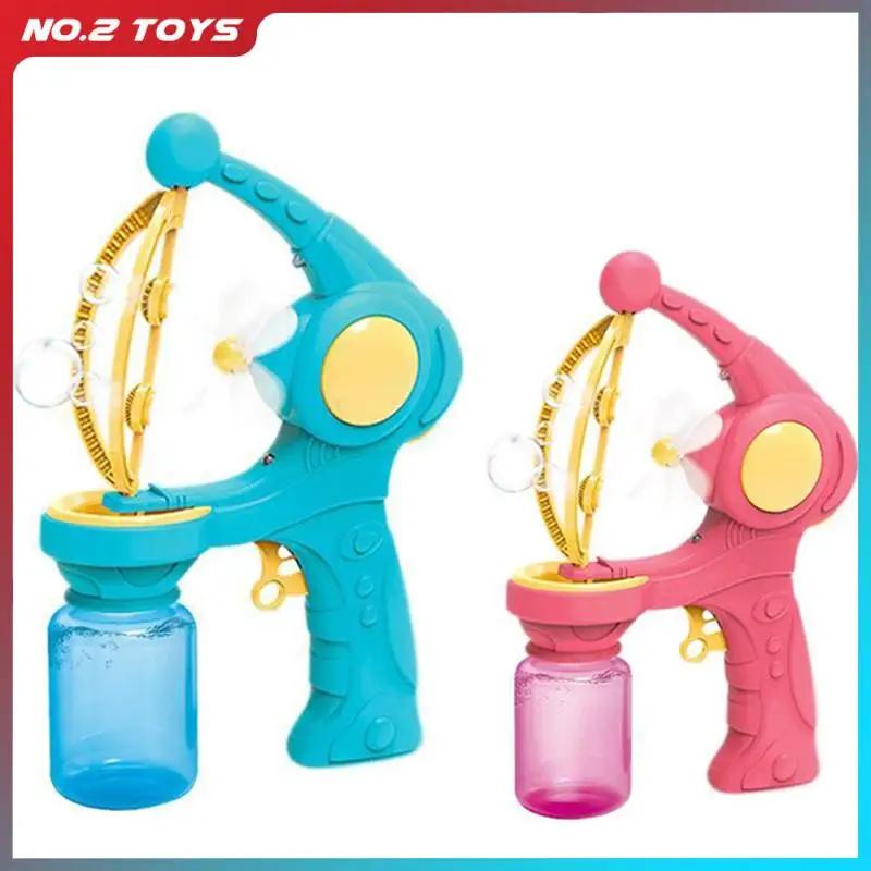 Pistolet à bulles automatique à grandes bulles, avec jouets liquides, Machine à savon, jouet de jeu 