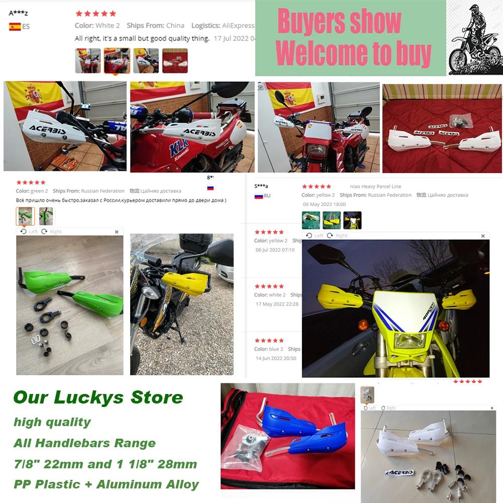 Protecteur de guidon de moto, 22 28mm, pour Yamaha KTM EXC SXF KLX KXF YZF WRF Dirt Bike Enduro