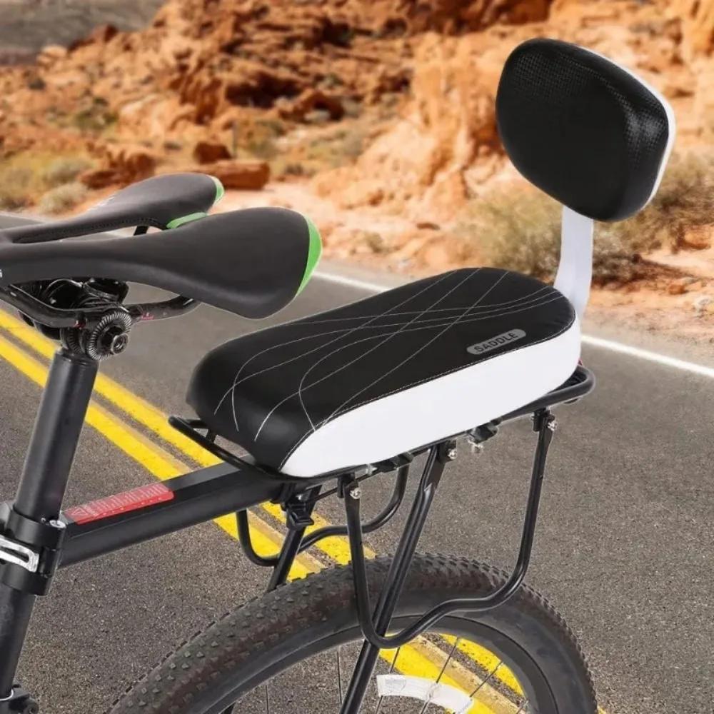 NOUVEAU Siège enfant pour vélo avec coussin, kit de siège arrière pour vélo enfant avec sonnette, re
