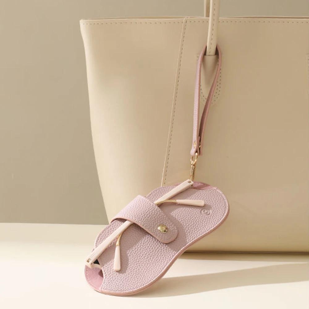 Sac à lunettes en cuir PU motif litchi souple, étui pour lunettes de soleil rétro, cadre Portable po