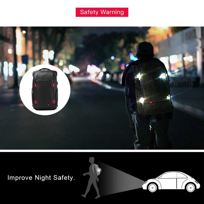 Kingsons hommes sacs à dos 15 ''17'' sac à dos pour ordinateur portable USB chargeur sac antivol sac