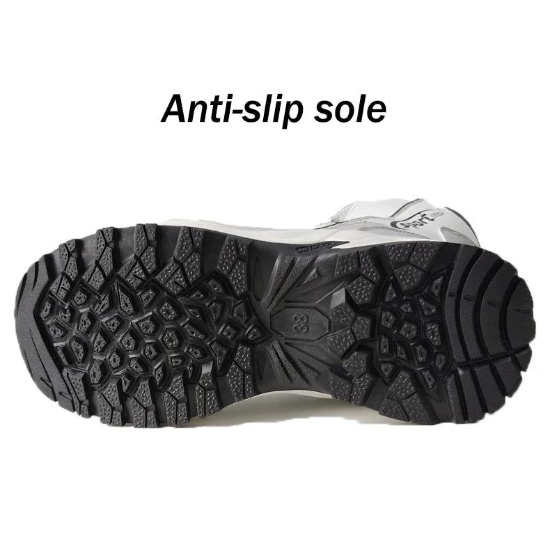 Bottes de neige imperméables pour femmes, chaussures chaudes, fourrure mi-mollet, légères, pour la m