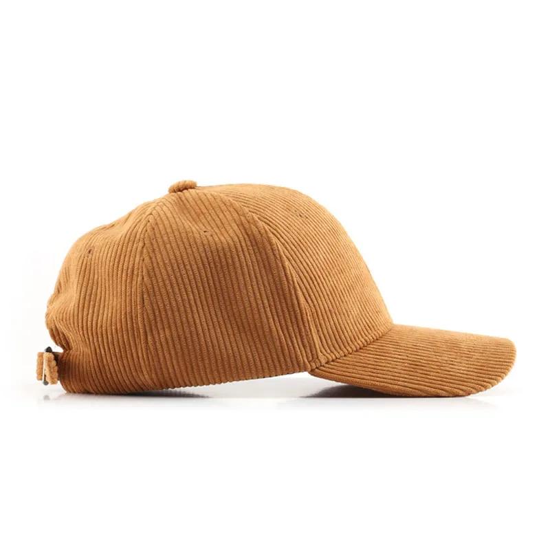Casquette de Baseball en velours côtelé pour femmes et hommes, nouveau chapeau de soleil en coton de