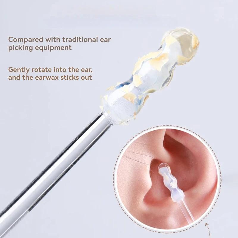 Dissolvant de cire d'oreille en Silicone, 24 pièces/boîte, bouchons d'oreille adhésifs jetables, bou