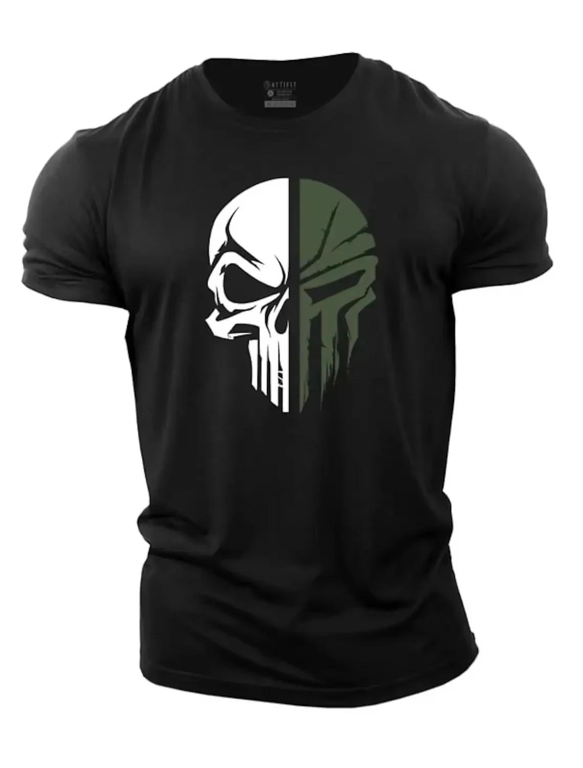 T-shirt à manches courtes pour hommes, haut de Fitness, respirant, à séchage rapide