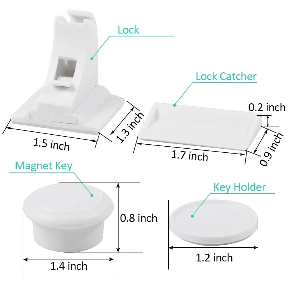 Serrure magnétique pour enfants, Protection pour enfants, serrure de sécurité pour bébé, loquet de t