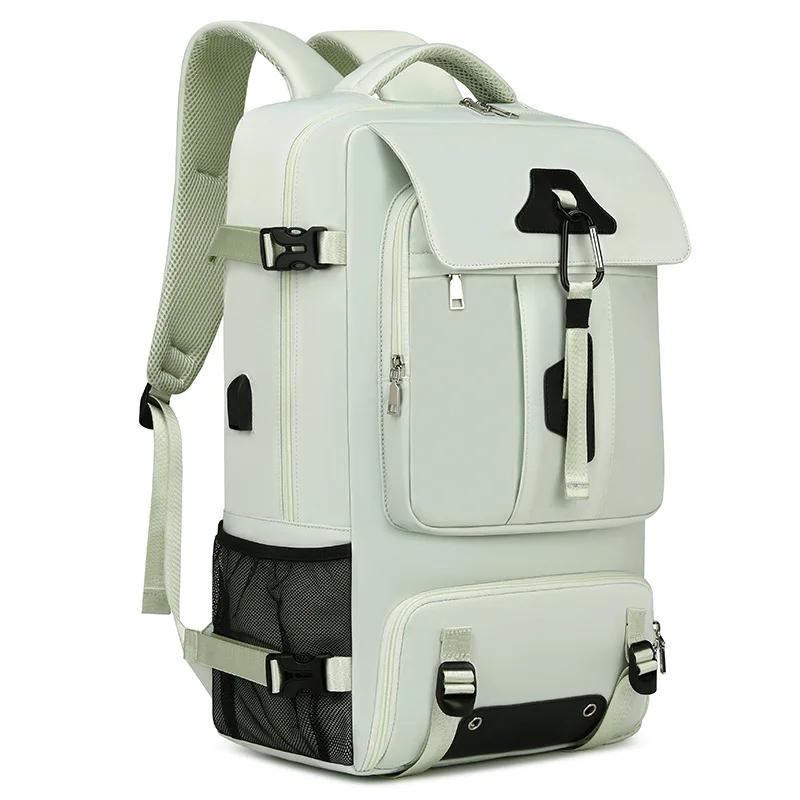 Sac à dos de voyage de loisirs de grande capacité, léger et résistant aux éclaboussures, sac à dos d