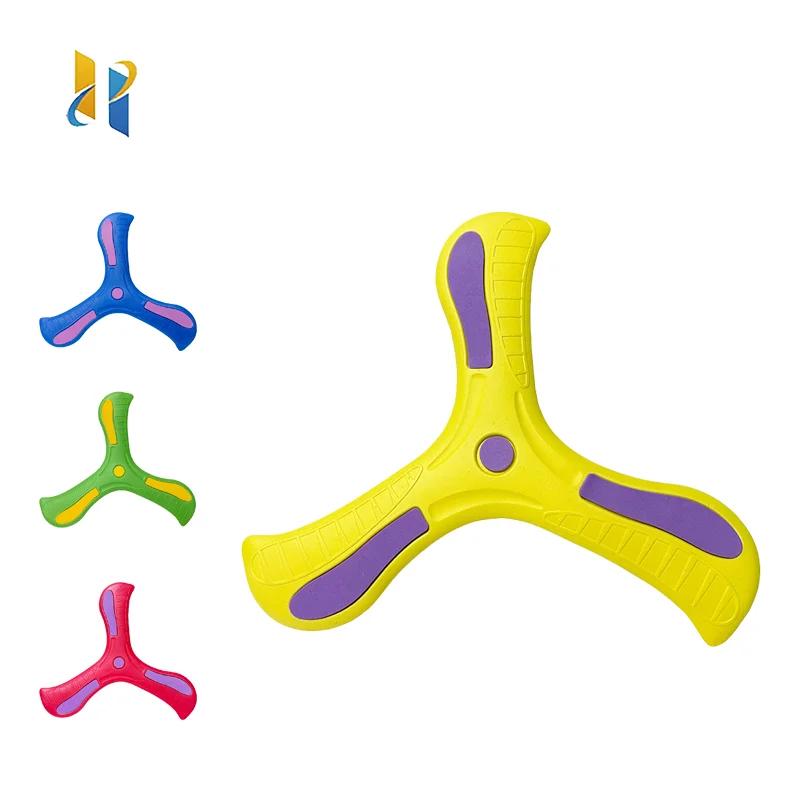 Boomerang – jouet d'extérieur croisé à trois feuilles pour enfants, disque volant, jouet de sport in