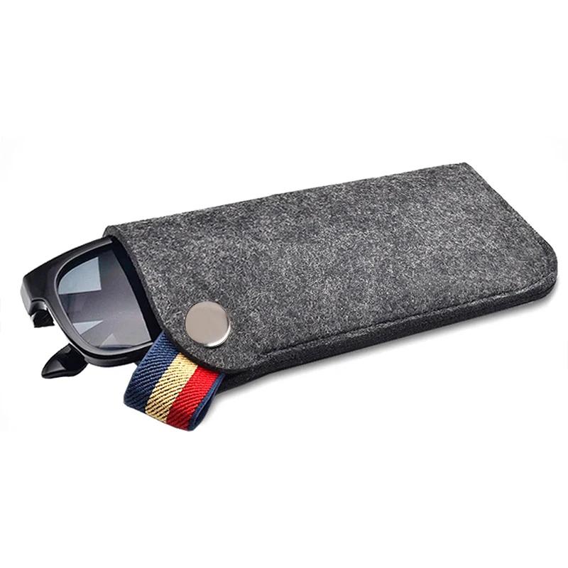 Sac Portable en feutre de laine pour lunettes de lecture, pochette pour lunettes de soleil pour étud