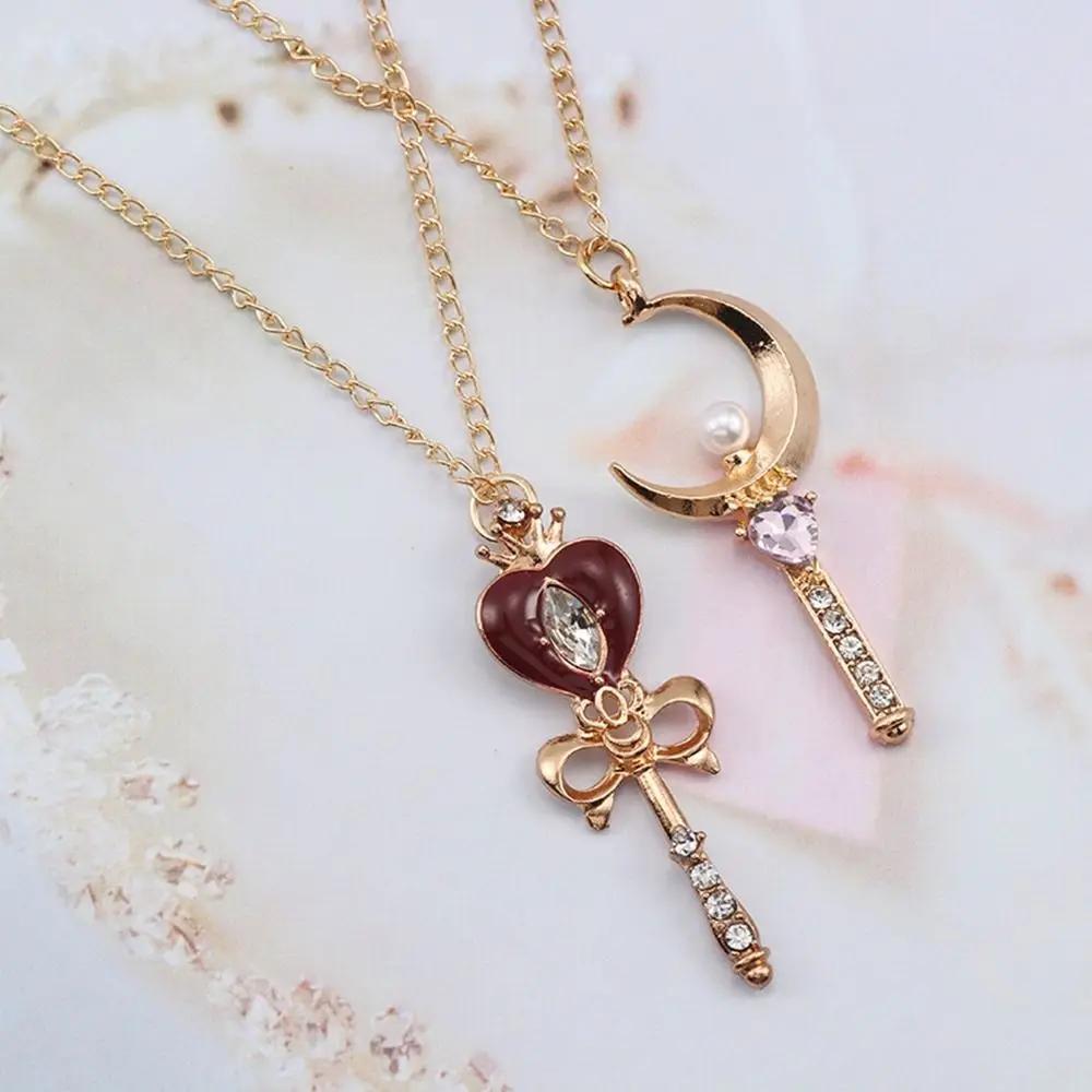 Collier pendentif Cosplay en cristal pour fille, accessoires de Cosplay, Anime pour marin lune, bagu
