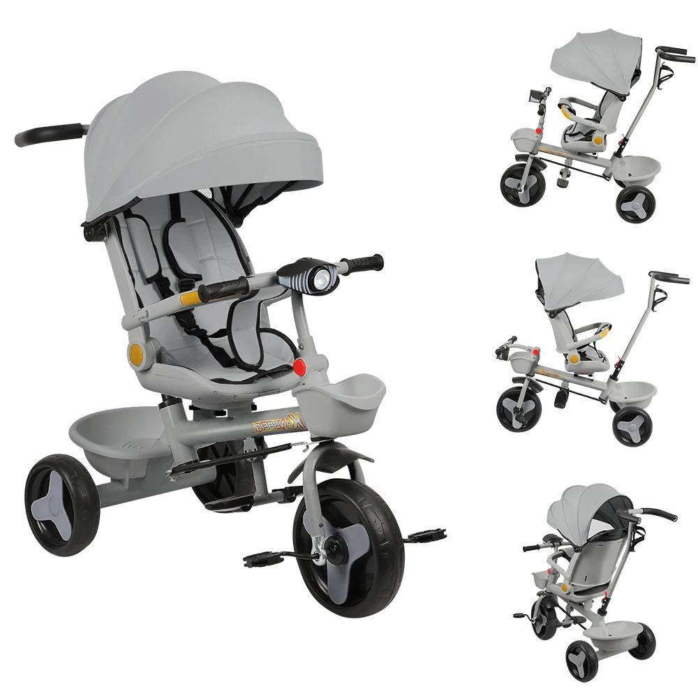 Tricycle bébé 3-en-1 - Simple et spacieux - Confortable et sûr - Convient aux enfants de 9 mois à 5 