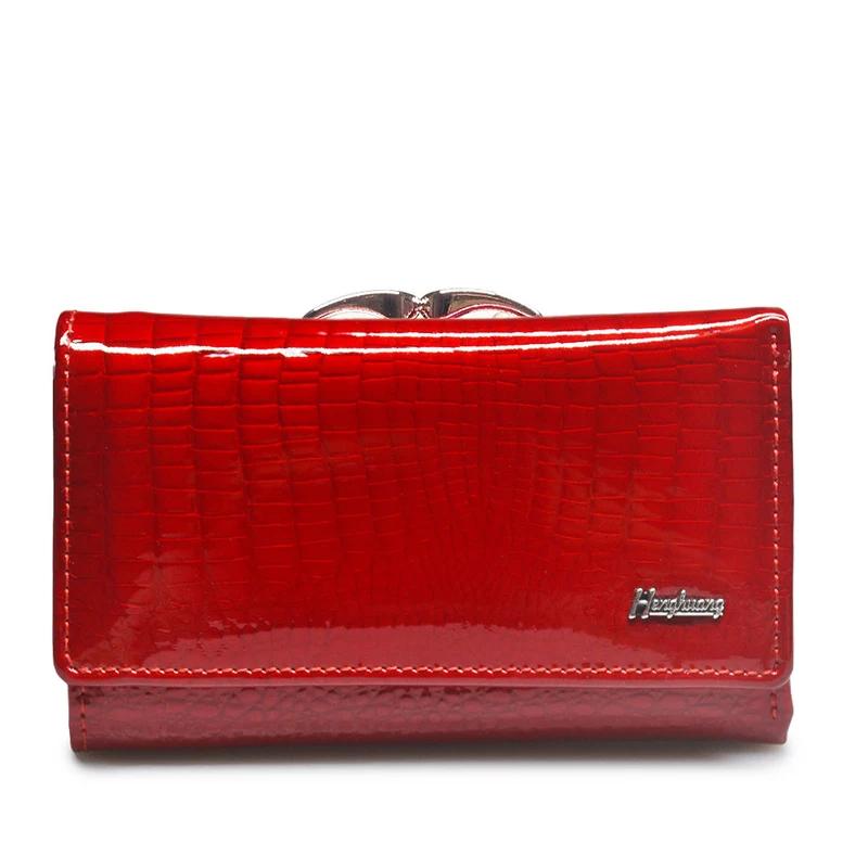 Portefeuilles en cuir véritable pour femmes, portefeuille de luxe de styliste pour dames, sac à main