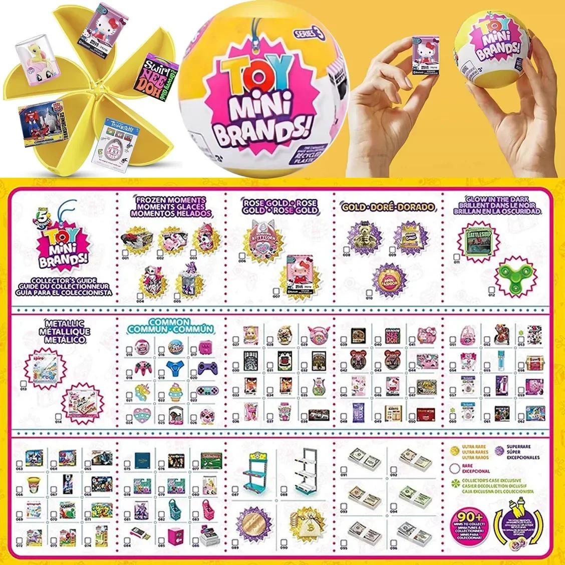 Gashapon Capsule jouet figurines de dessin animé Miniature mystère Surprise balle Mini marques jouet