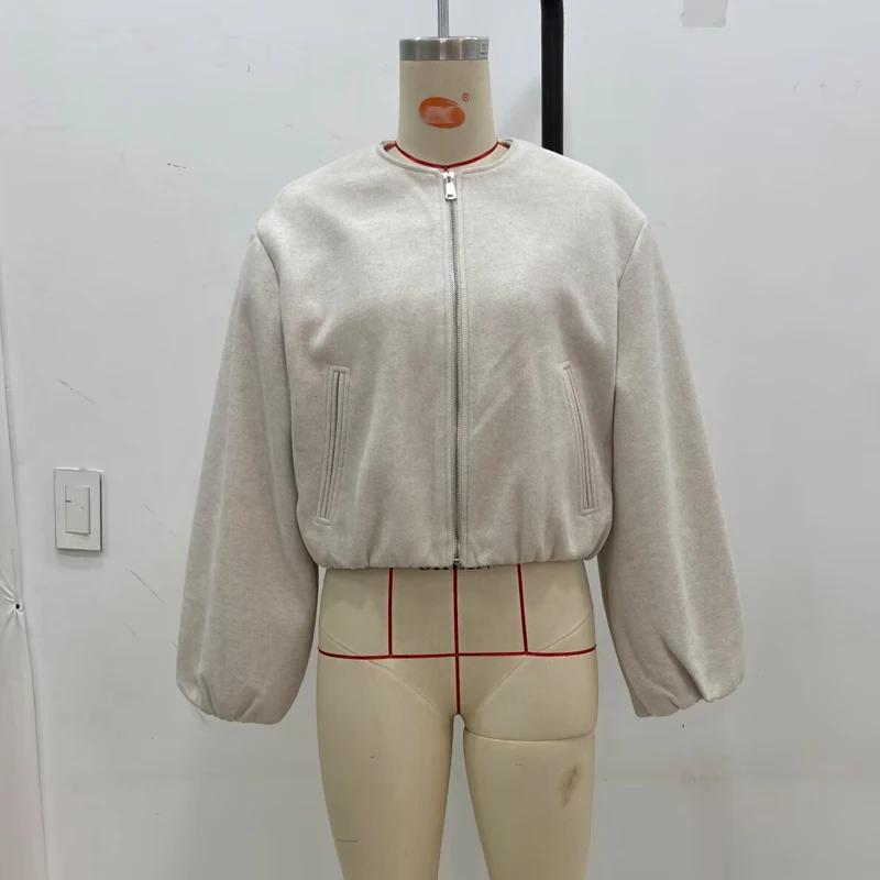 MUJER 2025 polaire Bomber vestes pour femmes doux fermeture éclair femme veste de sport à manches lo