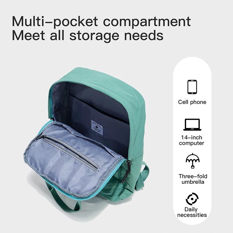 Fouvor – sac à dos à plusieurs poches pour femmes, grande capacité, léger, pour voyage, unisexe, pou