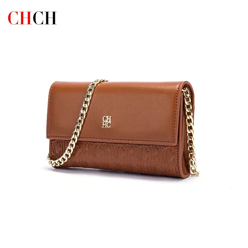 CHCH sac à bandoulière pour femme nouveau sac à chaîne à rabat magnétique marron petit sac carré por