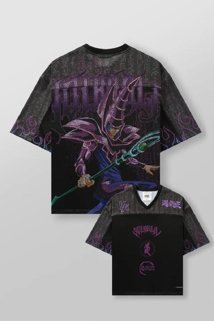 Nouveau grand T-shirt Xia Xin joint américain yu-gi-wang Super survêtement rue sport trous amples dé
