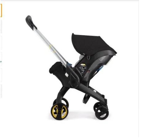 Poussette 3-en-1 pour nouveau-nés : système de voyage, siège auto et poussette haute, légère et poly
