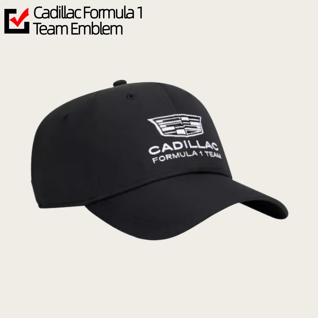 Casquette de baseball brodée de l'équipe Cadillac F1 de Formule 1, casquette de fan, casquette de sp