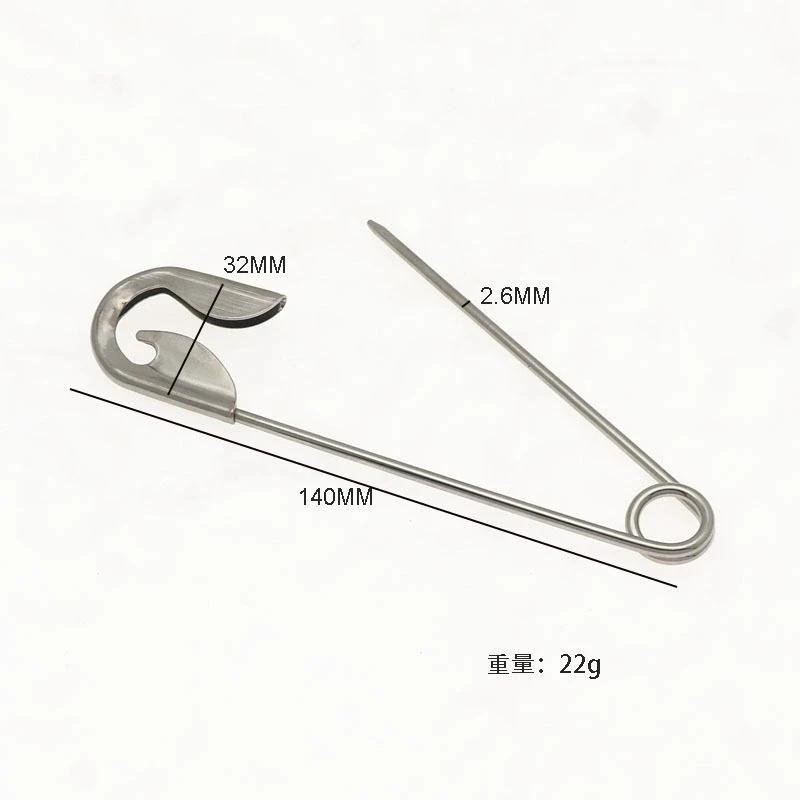 Broche Simple grande taille pour femmes, pince à cheveux, boucles en jean, costume fixe, vêtements, 