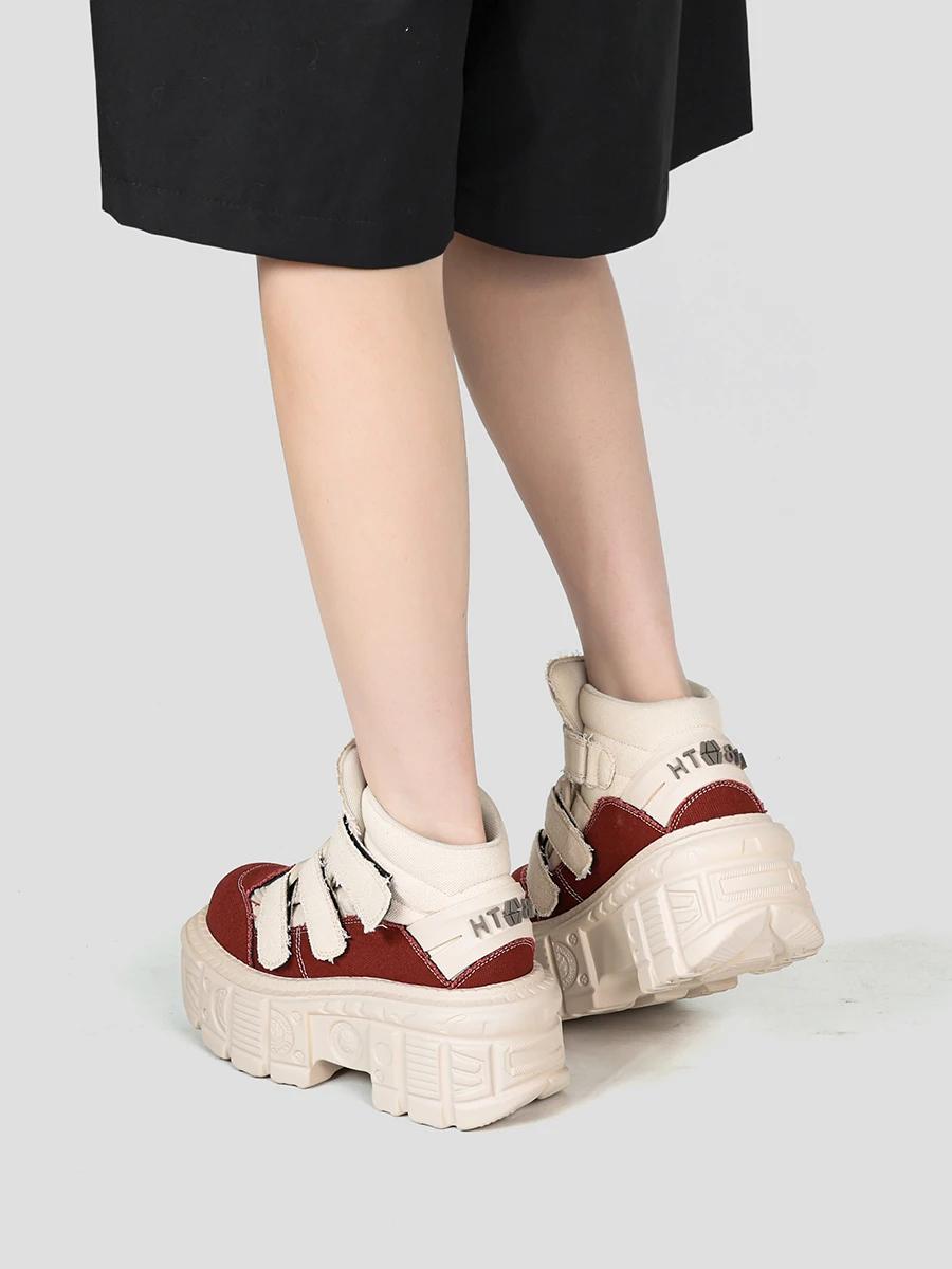2026 gothique cheville Rock bottes nouveau Style Punk femmes chaussures à lacets talon hauteur 6CM p