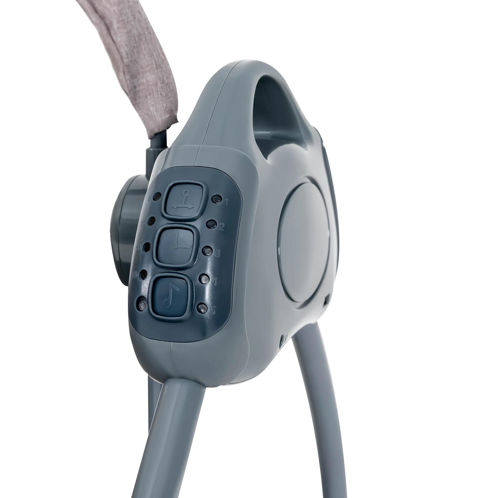 Berceau pour bébé, balançoire, support électrique à 5 vitesses, chaise à bascule, lit avec télécomma