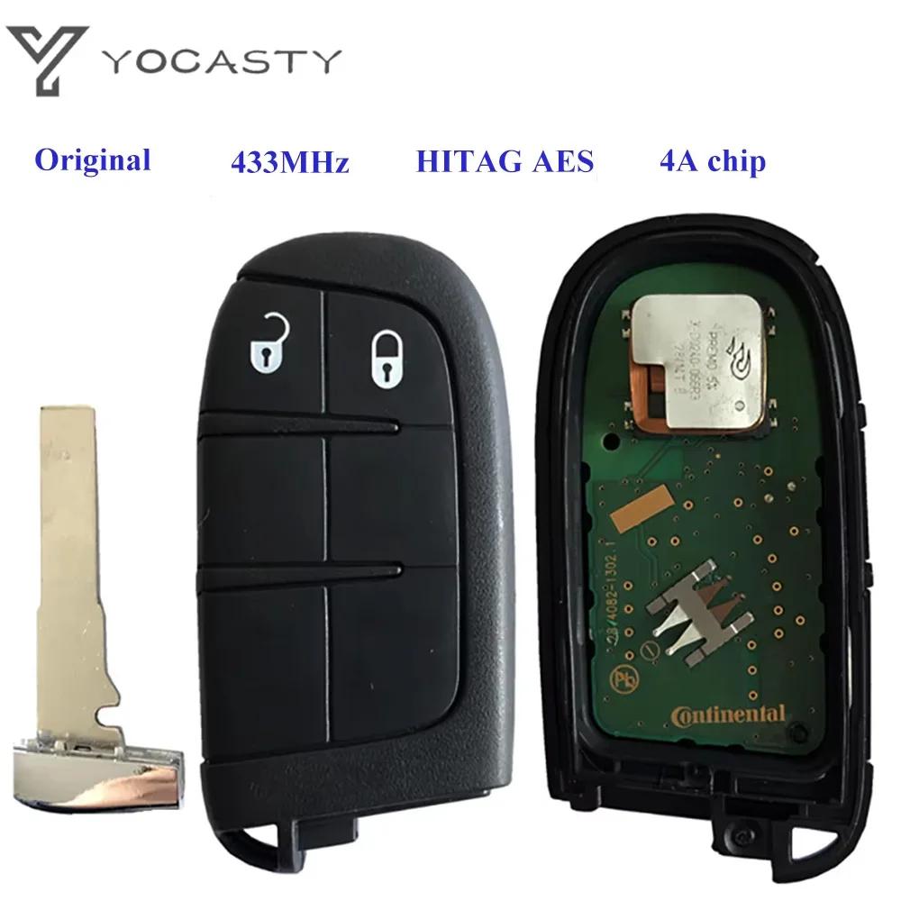 YOCASTIE M3N- 40821302   Clé de télécommande intelligente originale à 2 boutons, pour Jeep Compass 2