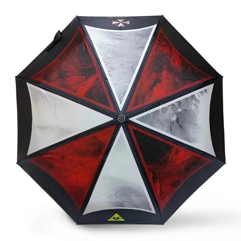 Parapluie de pluie automatique résistant au vent 3 pliable ensoleillé pluvieux imperméable UV Paraso