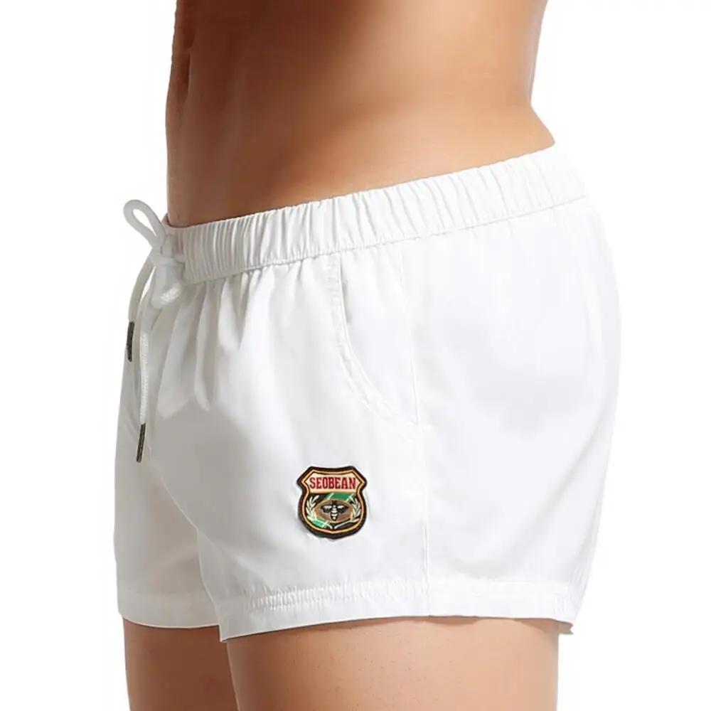 SEOBEAN maillots de bain à séchage rapide pour hommes Shorts de plage été Surf Fitness conseil tronc
