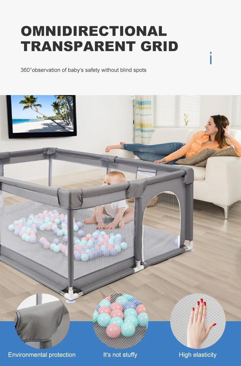 Parc pour bébé Parc pour bébé pliable Parc pour bébé Jeux pour enfants Couleurs Clôture de sécurité 