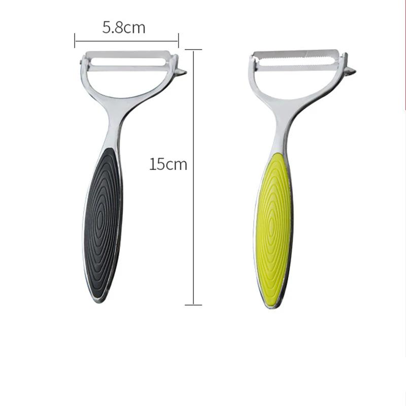 Accessoires de cuisine en acier inoxydable, éplucheur de légumes multifonction, coupe-pommes de terr