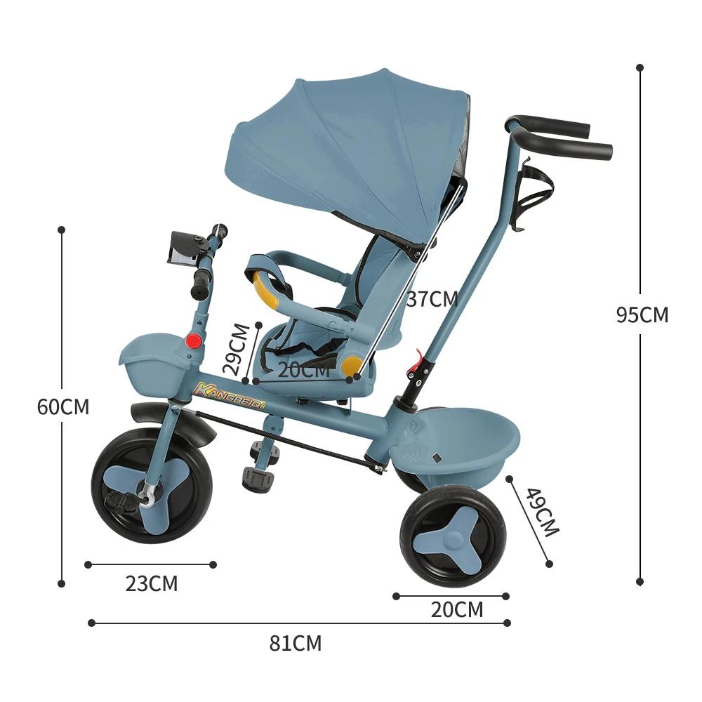 Tricycle bébé 3-en-1 - Simple et spacieux - Confortable et sûr - Convient aux enfants de 9 mois à 5 