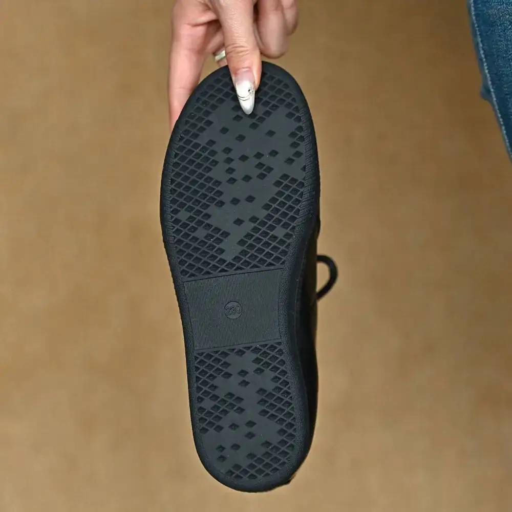 Chaussures d'entraînement allemandes en cuir véritable, ballerines pour femmes, daim rétro, baskets 