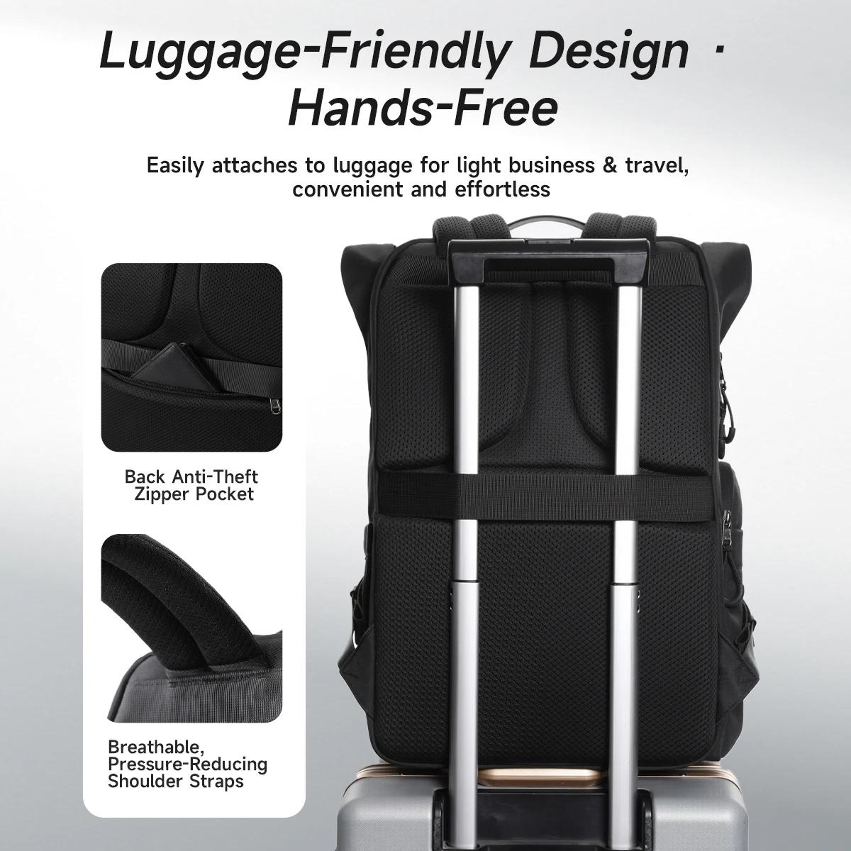 Tigernu voyage sac à dos mâle TPU sac à dos étanche hommes sacs extensible hommes sac à dos sacs d'a
