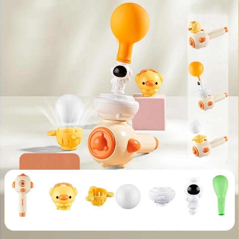 Jouet Montessori pour enfants avec sifflet, boule de soufflage flottante, boule de tuyau de soufflag