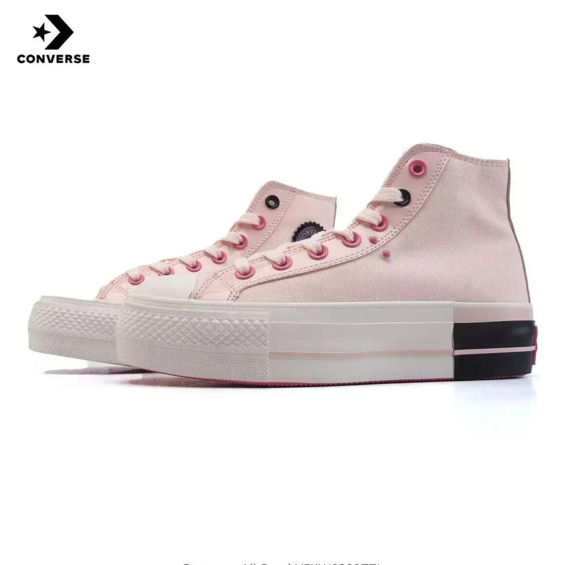 Converse Run Star Motion – chaussures montantes en toile, baskets à plateforme à fond épais, Design