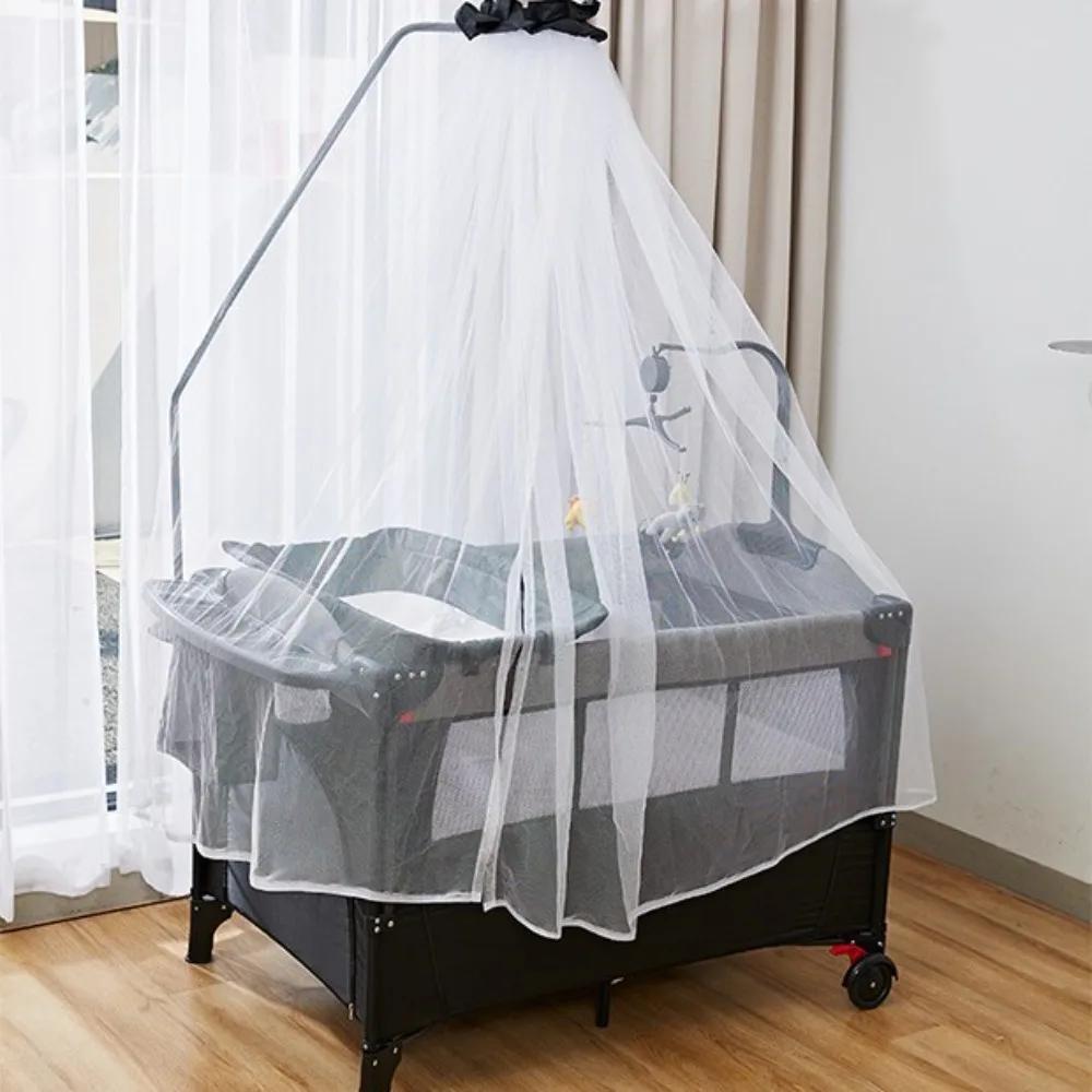 Lit bébé pliable 4 en 1 0-3 ans Lit multifonctionnel avec berceau Table à langer pour bébé