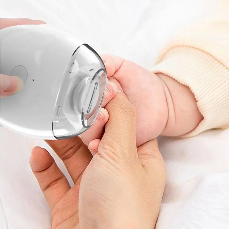 Coupe-ongles électrique 2 en 1 avec lumière LED, lime à ongles automatique, coupe-ongles pour bébé e