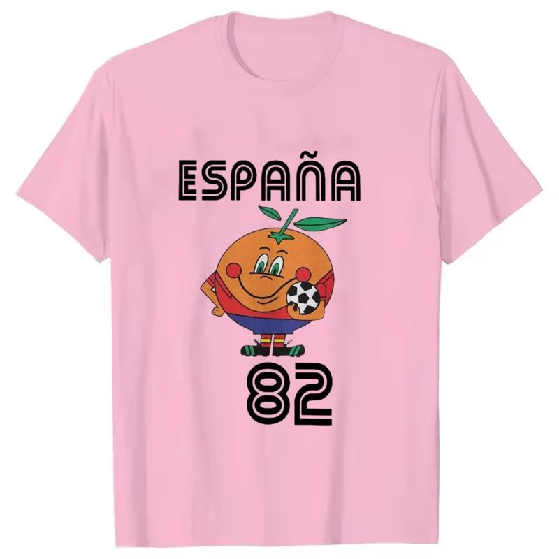 Naranjito T-Shirt hommes femmes T-Shirt col rond Espana 82 espagne mascotte 1982 Football Football T
